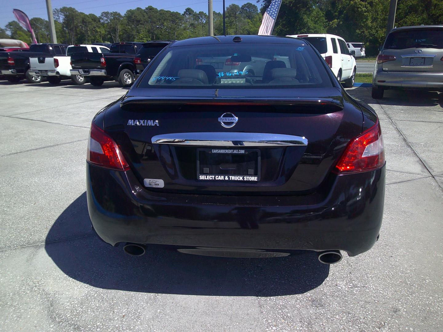 2011 BLACK NISSAN MAXIMA S; SV (1N4AA5AP2BC) , located at 390 Hansen Avenue, Orange Park, FL, 32065, (904) 276-7933, 30.130497, -81.787529 - Photo#2